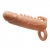 Телесная удлиняющая насадка Penis Sleeve Emmitt - 17 см. - Baile - в Пушкино купить с доставкой