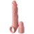 Телесная насадка-удлинитель 2 Inch Silicone X-tension with Strap - 20,3 см. - Pipedream - в Пушкино купить с доставкой