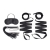 Эротический набор 4PC Bondage Bed Strap   Flogger Kit - Lux Fetish - купить с доставкой в Пушкино