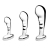 Набор из 3 стальных стимуляторов простаты Stainless Steel P-spot Training Set - b-Vibe - в Пушкино купить с доставкой