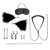 Большой эротический набор из 12 предметов Interchangeable Collar   Nipple Clips Set - Lux Fetish - купить с доставкой в Пушкино