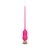 Розовый тонкий стимулятор Nipple Vibrator - 23 см. - I-MOON - купить с доставкой в Пушкино