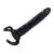 Чёрная насадка-фаллос для двойного проникновения INFLATABLE DILDO SLIM DONG  - 13,5 см. - Toyz4lovers - в Пушкино купить с доставкой