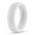 Белое люминесцентное эрекционное кольцо Silicone Glo Cock Ring - Blush Novelties - в Пушкино купить с доставкой