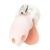 Белая клетка для пениса Silicone Small 2 in Cock Cage With Ball Divider - BlueLine - купить с доставкой в Пушкино