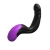 Черно-фиолетовый вибромассажёр простаты Hyper-Pulse P-Spot Massager - Pipedream - в Пушкино купить с доставкой