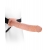 Фаллопротез телесного цвета Hollow Strap-On - 29 см. - Pipedream - купить с доставкой в Пушкино