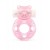 Розовое эрекционное виброкольцо в форме мишки - 1137 - в Пушкино купить с доставкой