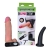 Страпон с 2 насадками и вибрацией UniStrap - 19 и 12 см. - LOVETOY (А-Полимер) - купить с доставкой в Пушкино