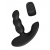 Черный силиконовый стимулятор простаты Levett Nitoc с пультом ДУ - Levett - в Пушкино купить с доставкой