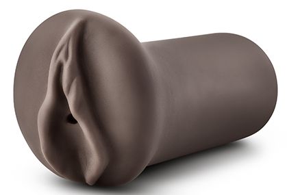 Коричневый мастубратор-вагина Nicole s Kitty - Blush Novelties - в Пушкино купить с доставкой