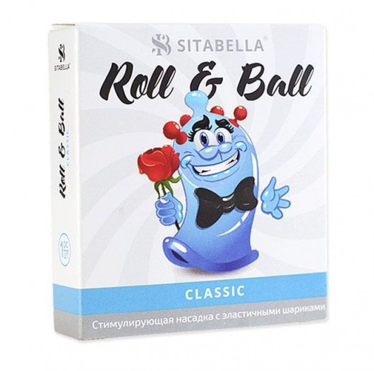 стимулирующий презерватив-насадка Roll   Ball Classic - Sitabella - купить с доставкой в Пушкино