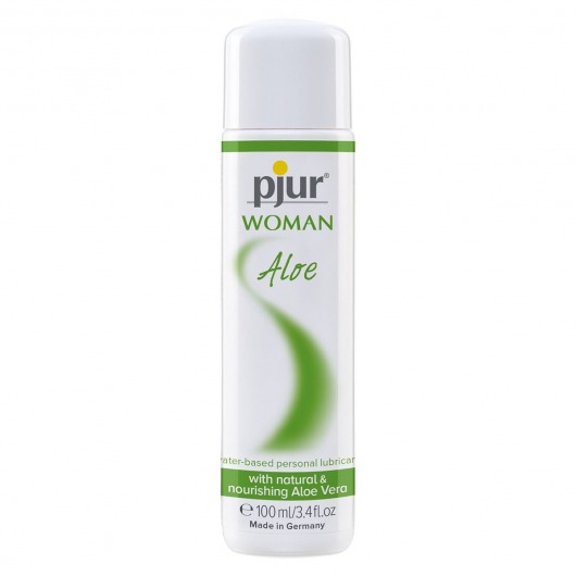 Лубрикант на водной основе pjur WOMAN Aloe - 100 мл. - Pjur - купить с доставкой в Пушкино