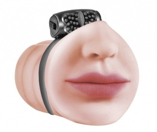 Мастурбатор-ротик с виброкольцом Satisfaction Beloved - Lola Games - в Пушкино купить с доставкой