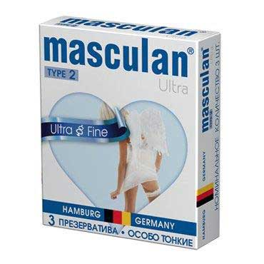 Ультратонкие презервативы Masculan Ultra Fine с обильной смазкой - 3 шт. - Masculan - купить с доставкой в Пушкино