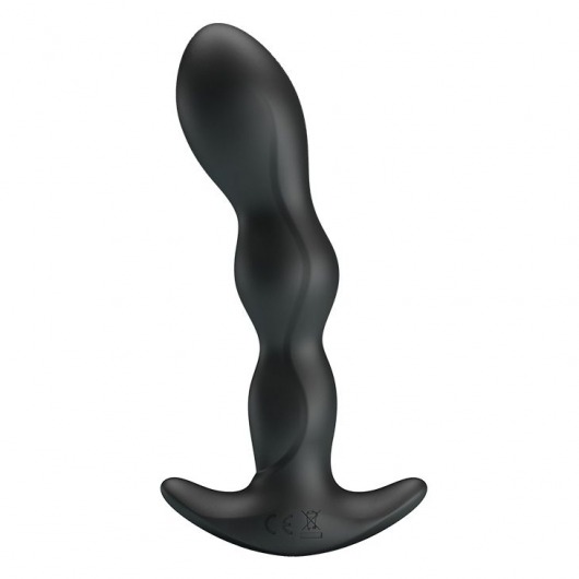 Черный анальный стимулятор простаты с вибрацией Special Anal Massager - 14,5 см. - Baile - в Пушкино купить с доставкой
