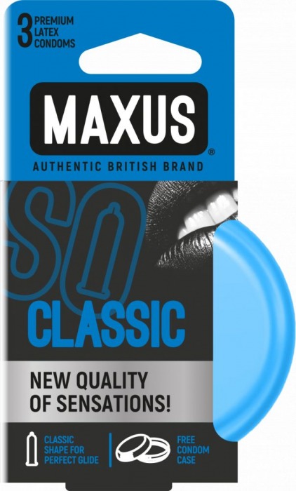 Классические презервативы в железном кейсе MAXUS Classic - 3 шт. - Maxus - купить с доставкой в Пушкино