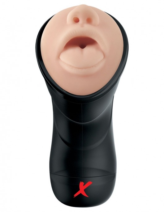 Мастурбатор-ротик Deep Throat Vibrating Stroker - Pipedream - в Пушкино купить с доставкой