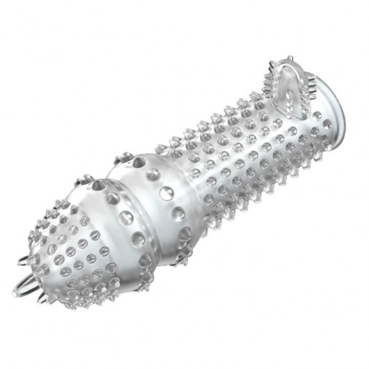 Закрытая прозрачная насадка Crystal sleeve - 14,2 см. - Erowoman-Eroman - в Пушкино купить с доставкой