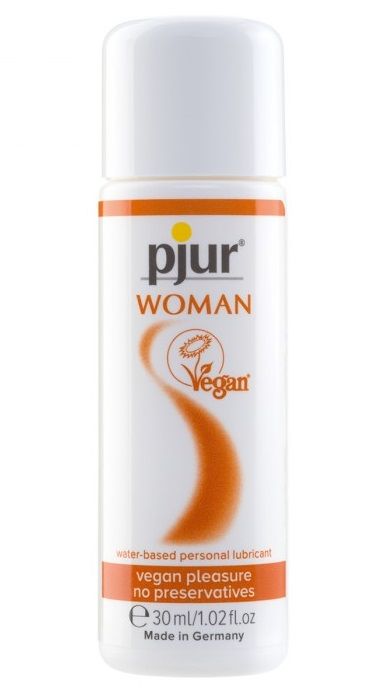 Лубрикант pjur WOMAN Vegan на водной основе - 30 мл. - Pjur - купить с доставкой в Пушкино