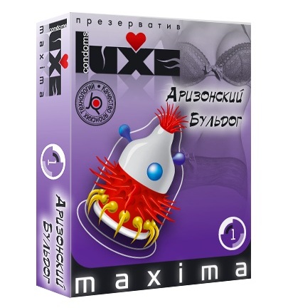 Презерватив LUXE Maxima  Аризонский Бульдог  - 1 шт. - Luxe - купить с доставкой в Пушкино