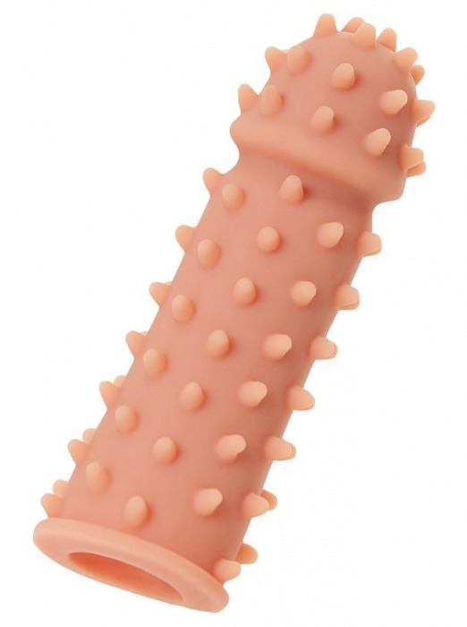 Телесная реалистичная насадка KOKOS Extreme Sleeve 03 с дополнительной стимуляцией - 12,7 см. - KOKOS - в Пушкино купить с доставкой