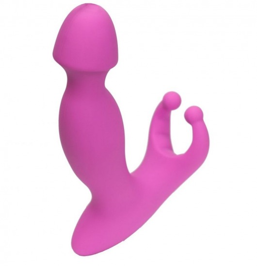 Розовый стимулятор простаты с усиками - 15 см. - 4sexdreaM - в Пушкино купить с доставкой