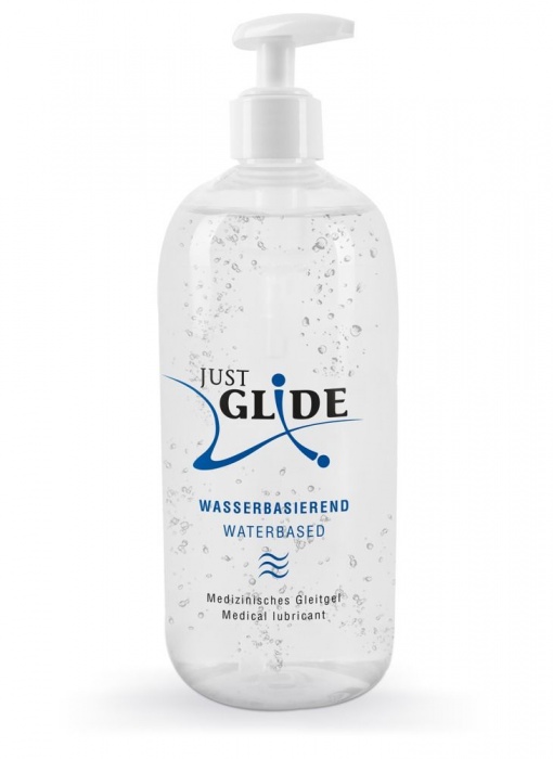 Гель-смазка на водной основе Just Glide с дозатором - 500 мл. - Orion - купить с доставкой в Пушкино