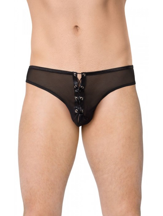 Сексуальный мужские трусы-стринги со шнуровкой - SoftLine купить с доставкой