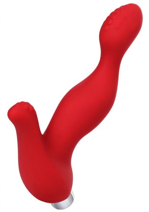 Красный силиконовый вибростимулятор простаты Proman - 12,5 см. - ToyFa - в Пушкино купить с доставкой