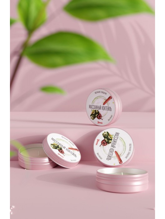 Массажная свеча «Массажный коктейль» с ароматом пина колады - 30 мл. - ToyFa - купить с доставкой в Пушкино