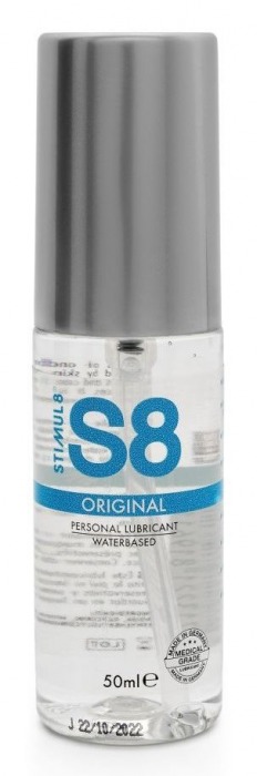 Универсальный лубрикант на водной осноdе S8 Original Lube - 50 мл. - Stimul8 - купить с доставкой в Пушкино