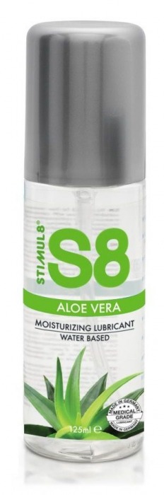 Лубрикант на водной основе S8 Aloe Vera Lube - 125 мл. - Stimul8 - купить с доставкой в Пушкино