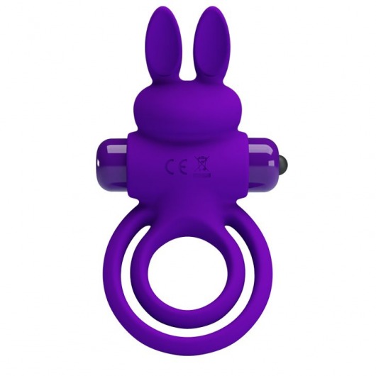 Фиолетовое эрекционное кольцо с вибростимуляцией клитора Vibrant Penis Ring III - Baile - в Пушкино купить с доставкой