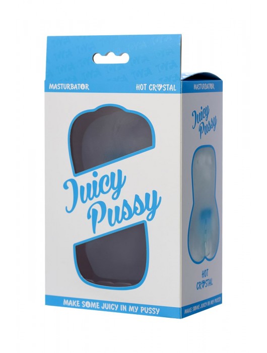 Прозрачный реалистичный мастурбатор Juicy Pussy Hot Crystal - ToyFa - в Пушкино купить с доставкой