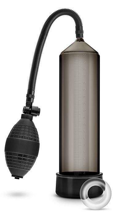 Черная вакуумная помпа VX101 Male Enhancement Pump - Blush Novelties - в Пушкино купить с доставкой