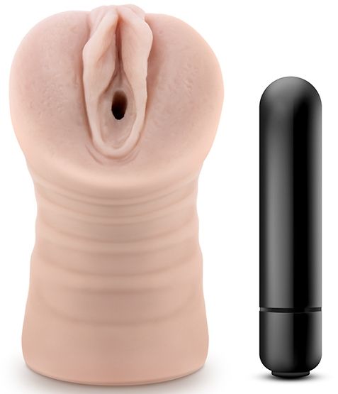 Телесный мастурбатор-вагина Rain - Blush Novelties - в Пушкино купить с доставкой