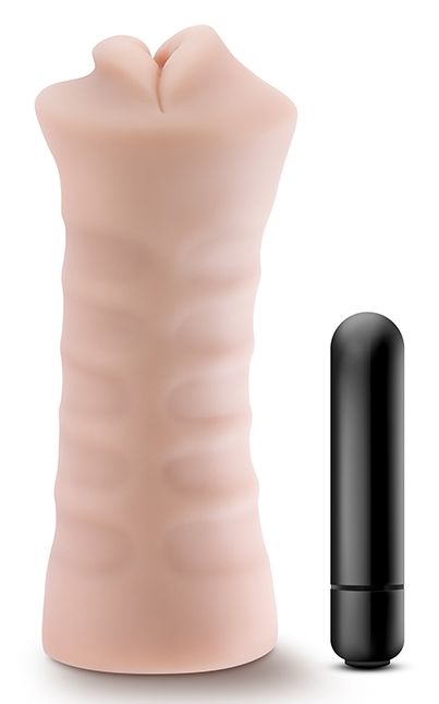 Телесный мастурбатор-ротик Angie - Blush Novelties - в Пушкино купить с доставкой