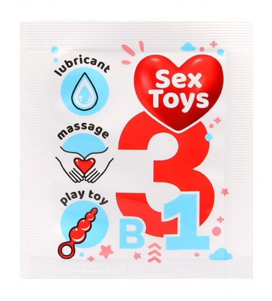 Гель-лубрикант на водной основе Sex Toys - 4 гр. - Биоритм - купить с доставкой в Пушкино