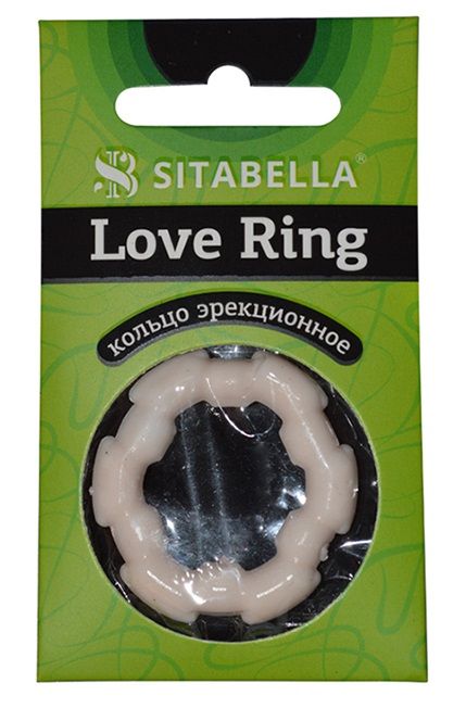 Фигурное эрекционное кольцо из киберкожи - Sitabella - в Пушкино купить с доставкой