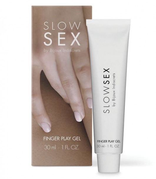 Гель для мастурбации с ароматом кокоса Slow Sex Finger Play Gel - 30 мл. - Bijoux Indiscrets - купить с доставкой в Пушкино