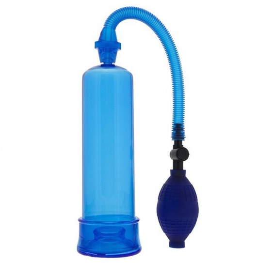 Синяя вакуумная помпа MENZSTUFF PENIS ENLARGER - Dream Toys - в Пушкино купить с доставкой