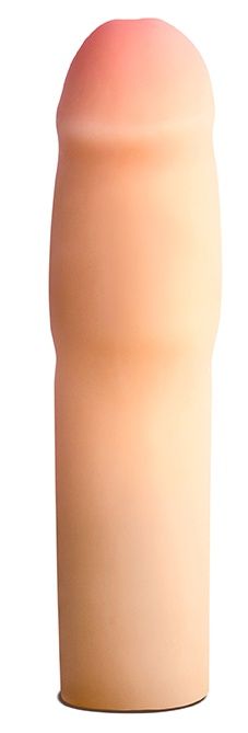 Телесная насадка-удлинитель на пенис PERFORMANCE 1.5INCH COCK XTENDER - 16 см. - Blush Novelties - в Пушкино купить с доставкой