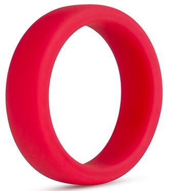 Красное эрекционное кольцо Silicone Go Pro Cock Ring - Blush Novelties - в Пушкино купить с доставкой