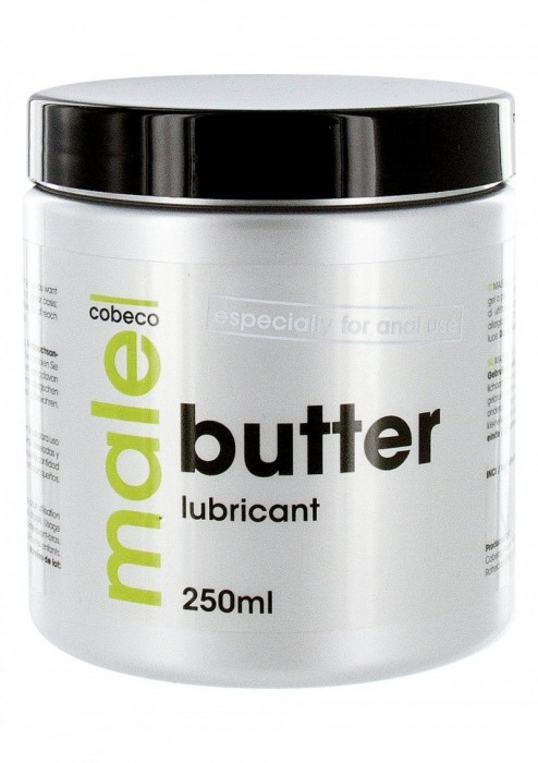 Анальный лубрикант MALE Cobeco Butter Lubricant - 250 мл. - Cobeco - купить с доставкой в Пушкино