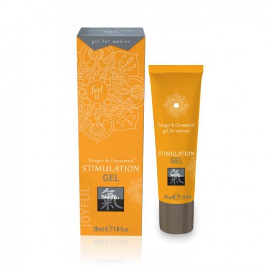 Возбуждающий интимный гель STIMULATION GEL Ginger   Cinnamon - 30 мл. - Shiatsu - купить с доставкой в Пушкино