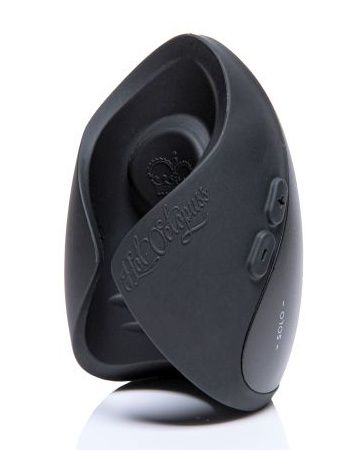 Черный инновационный мужской вибратор PULSE SOLO ESSENTIAL - Hot Octopuss - в Пушкино купить с доставкой