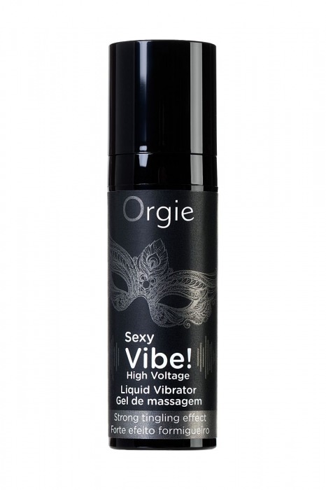 Гель для массажа ORGIE Sexy Vibe High Voltage с эффектом вибрации - 15 мл. - ORGIE - купить с доставкой в Пушкино