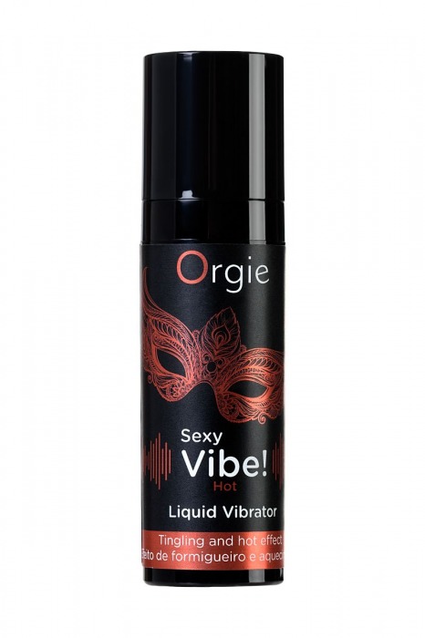 Разогревающий гель для массажа ORGIE Sexy Vibe Hot с эффектом вибрации - 15 мл. - ORGIE - купить с доставкой в Пушкино