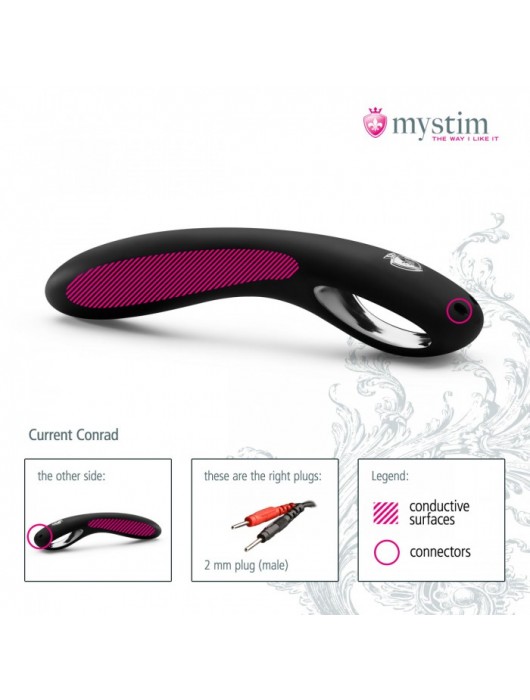 Фаллоимитатор для электростимулятора Current Conrad - 22 см. - MyStim - купить с доставкой в Пушкино